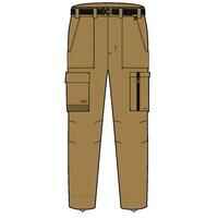 Men's Desert Trekking Anti-UV Eco-Designed Trousers Desert 900 - brown 