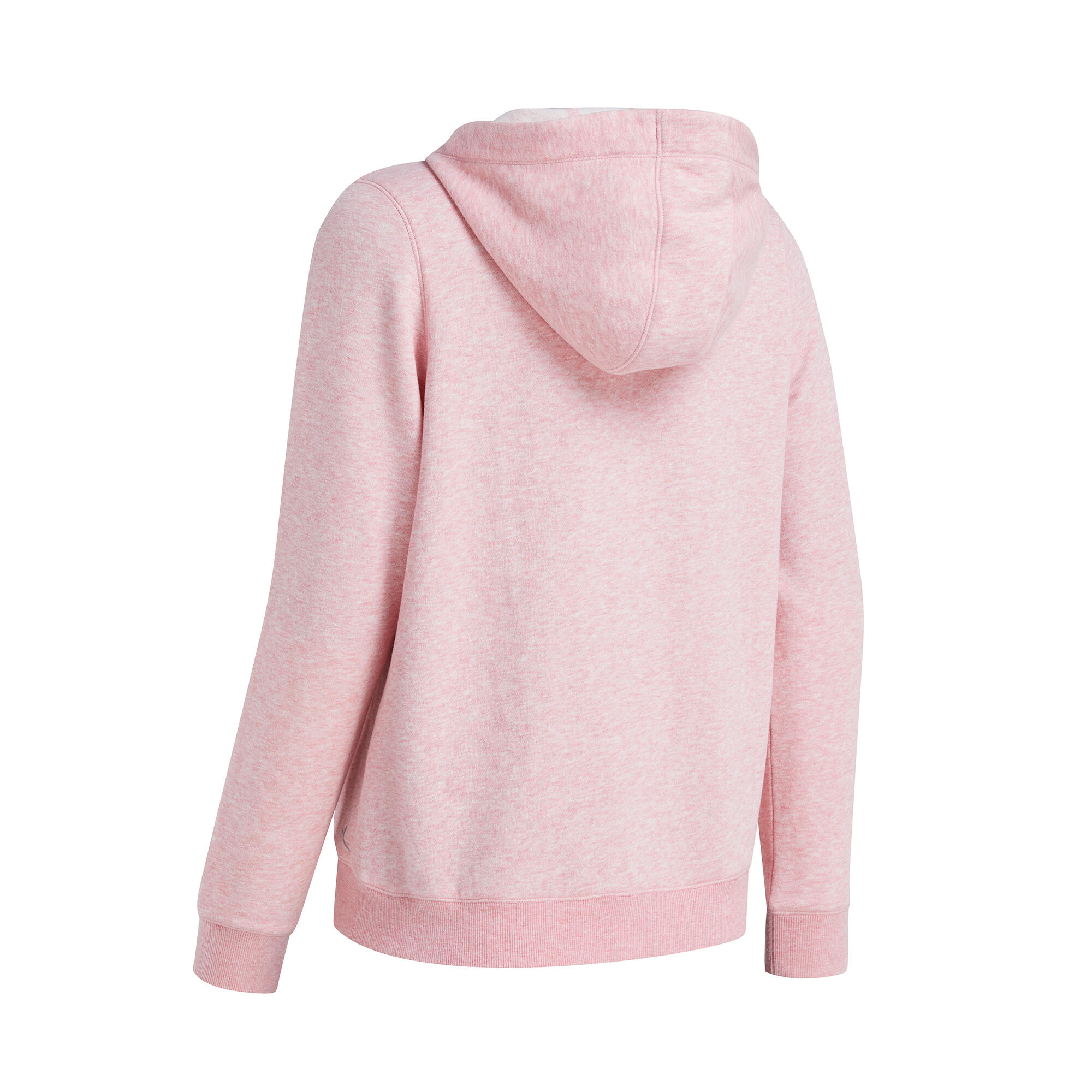 Women's Zip-Up Fitness Hoodie 500 - Pink 2/6