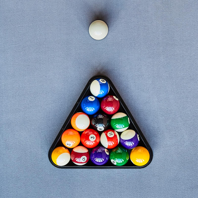 jeu de 16 billes diamètre 57.2 mm Boules billard américain neuves  numérotées U.S.