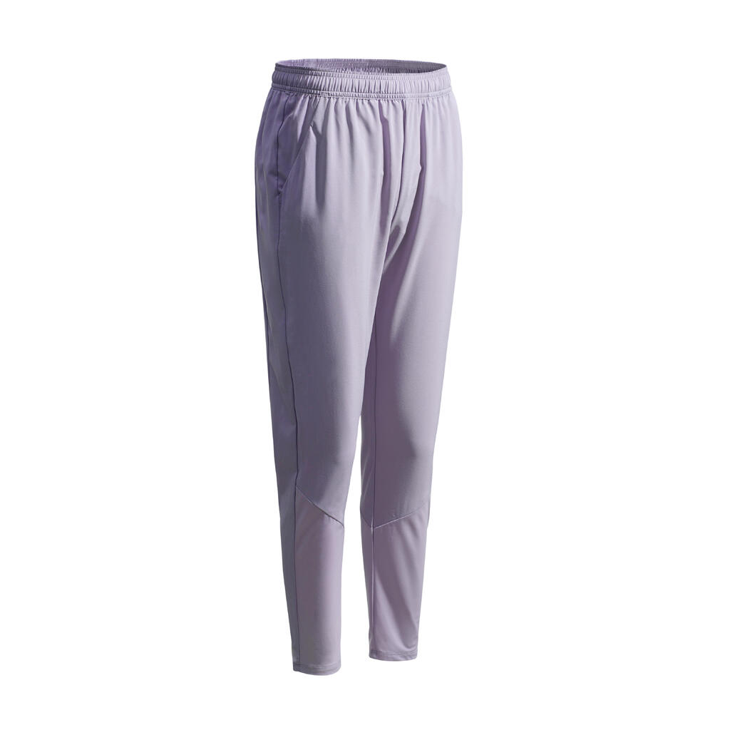 Pantalon jogging coupe carotte Fitness Cardio Femme Violet