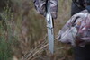 Складной нож для охоты 7.5 см черный AXIS GRIP V2 75 Solognac