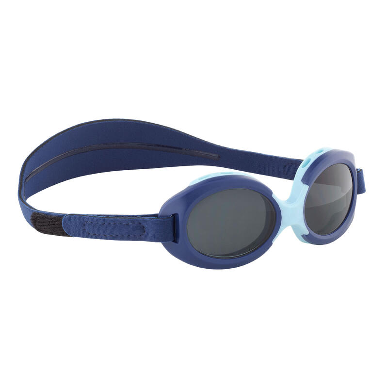 Sunglasses, babies' skiing glasses 1236 months REVERSE category 4, blue WEDZE Decathlon