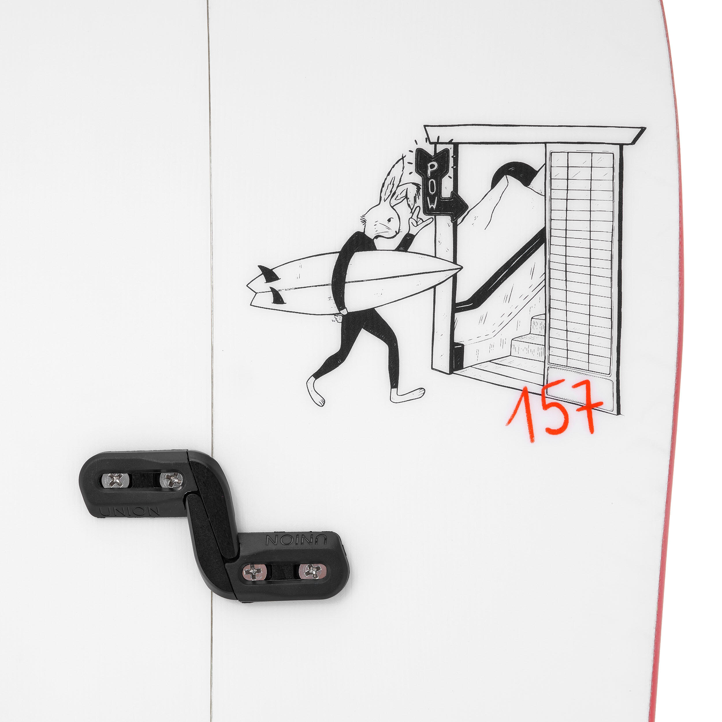 Splitboard pack: adult splitboard sold with custom skins