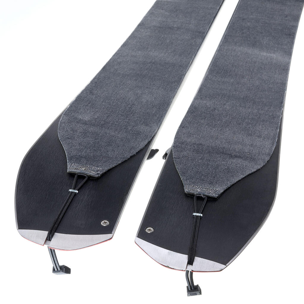 Splitboard pack: adult splitboard sold with made-to-measure skins