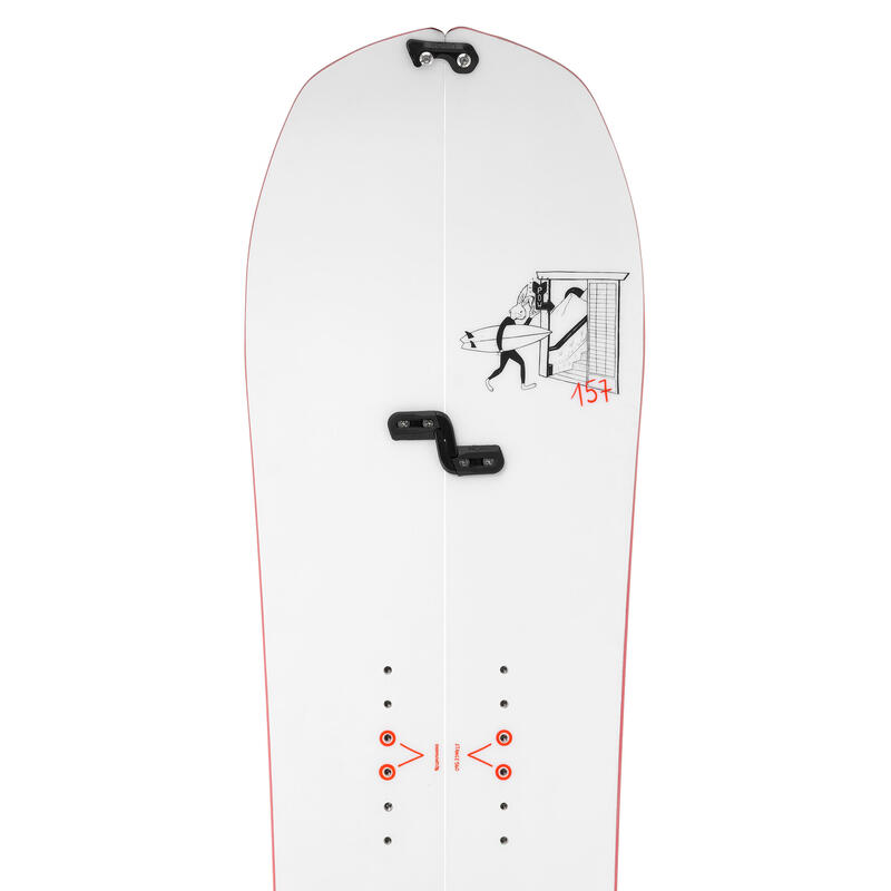 Placă Splitboard Adulți + piei Adulțiplacă de splitboard cu skin personalizat