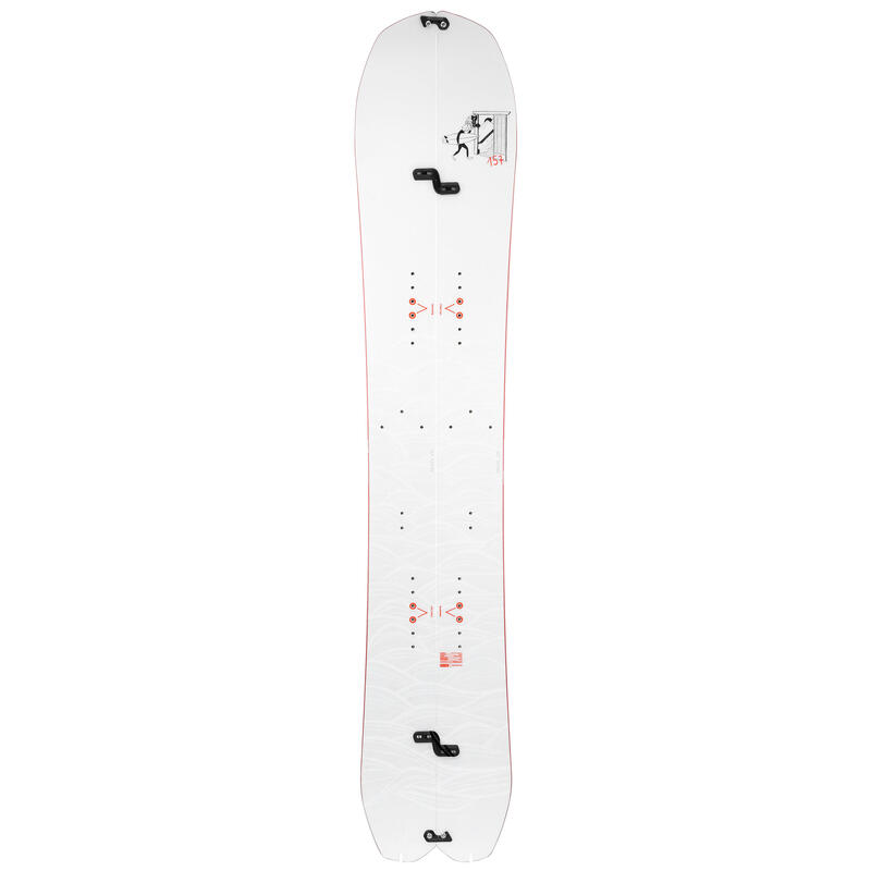 Placă Splitboard Adulți + piei Adulțiplacă de splitboard cu skin personalizat