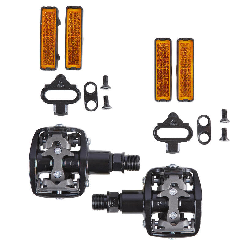 PÉDALES AUTOMATIQUES VÉLO VTT WELLGO COMPATIBLES SHIMANO SPD