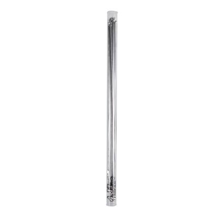 Szprycha rowerowa z inoxu srebrna 2 mm 300 mm z nakrętką ABS