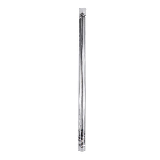 Szprycha rowerowa z inoxu srebrna 2 mm 300 mm z nakrętką ABS
