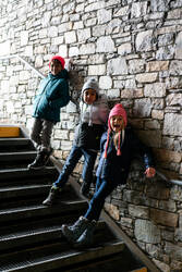 Kids’ Timeless Peruvian Ski Hat - Light Grey
