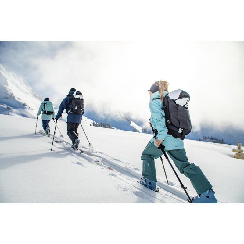 Chaqueta de Esquí y nieve impermeable Mujer Wedze FR900 Turquesa