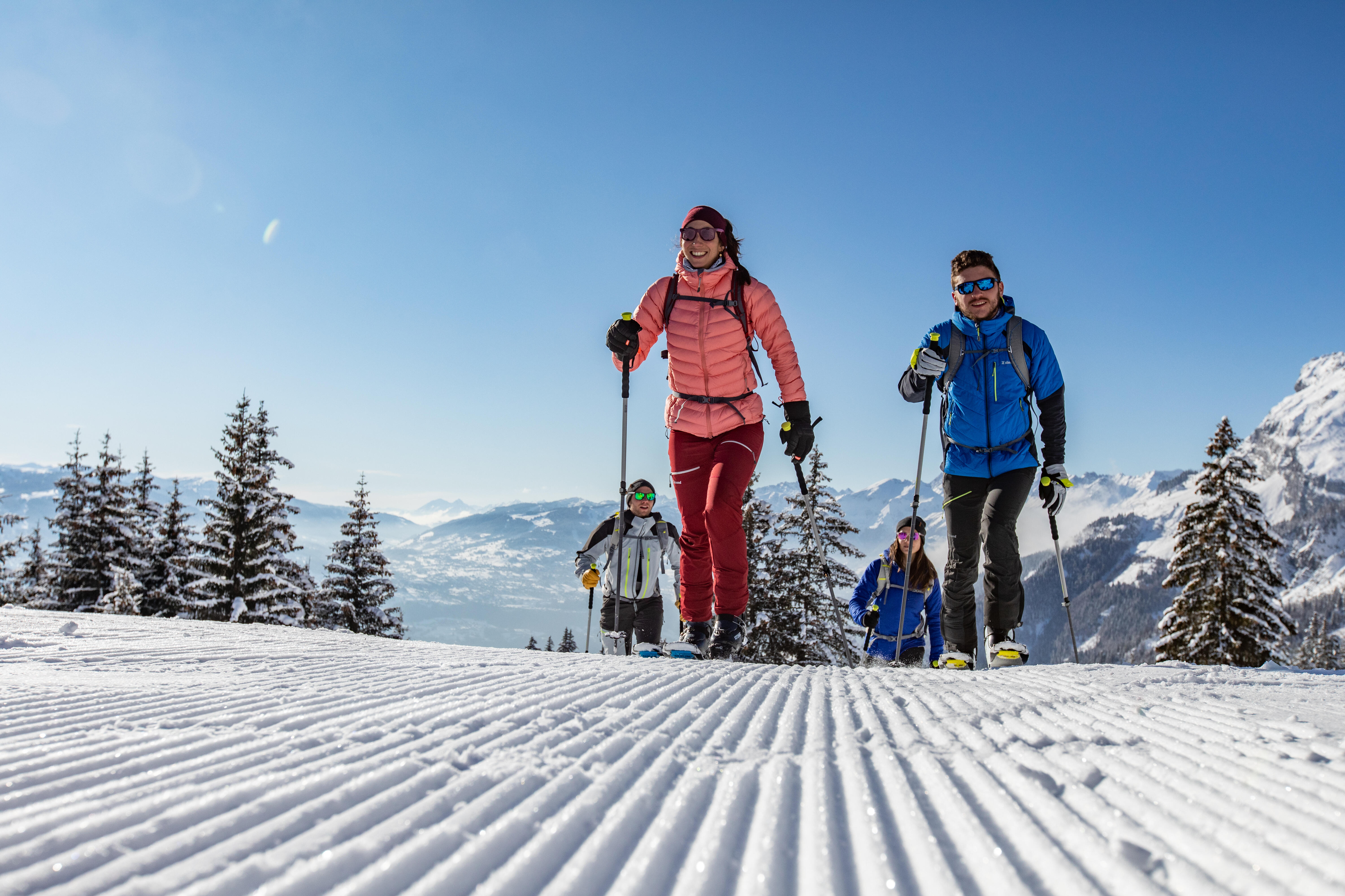 Skis de randonnée avec fixations et peaux -  RT 500 - WEDZE