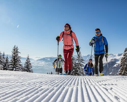 People doing ski touring