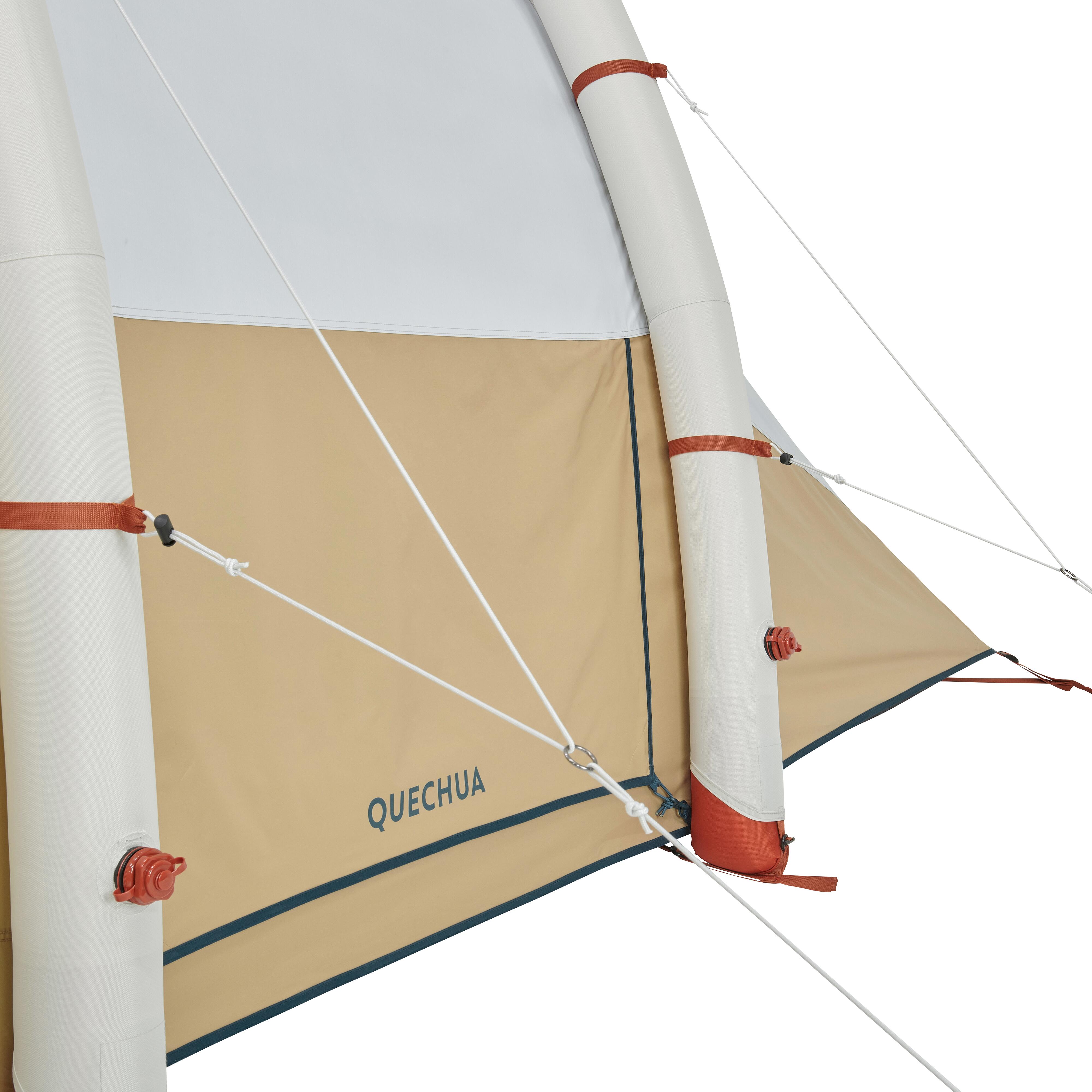 Tente de camping gonflable 5 personnes, Air Seconds 5.2 Fresh & Black - QUECHUA