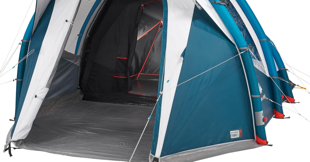 TIENDA CAMPAÑA HINCHABLE AIR SECONDS 4.1 FRESH&BLACK 4 PERSONAS