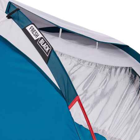 4 Man Blackout Tent With Poles - Arpenaz 4.1 F&B