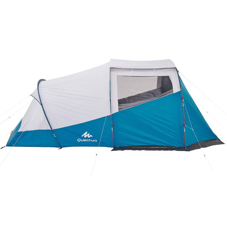 Camping Tent with Poles Arpenaz 4.1 F&B 4 Persons 1 Bedroom