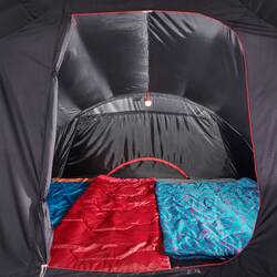 Camping Tent with Poles Arpenaz 4.1 F&B 4 Persons 1 Bedroom