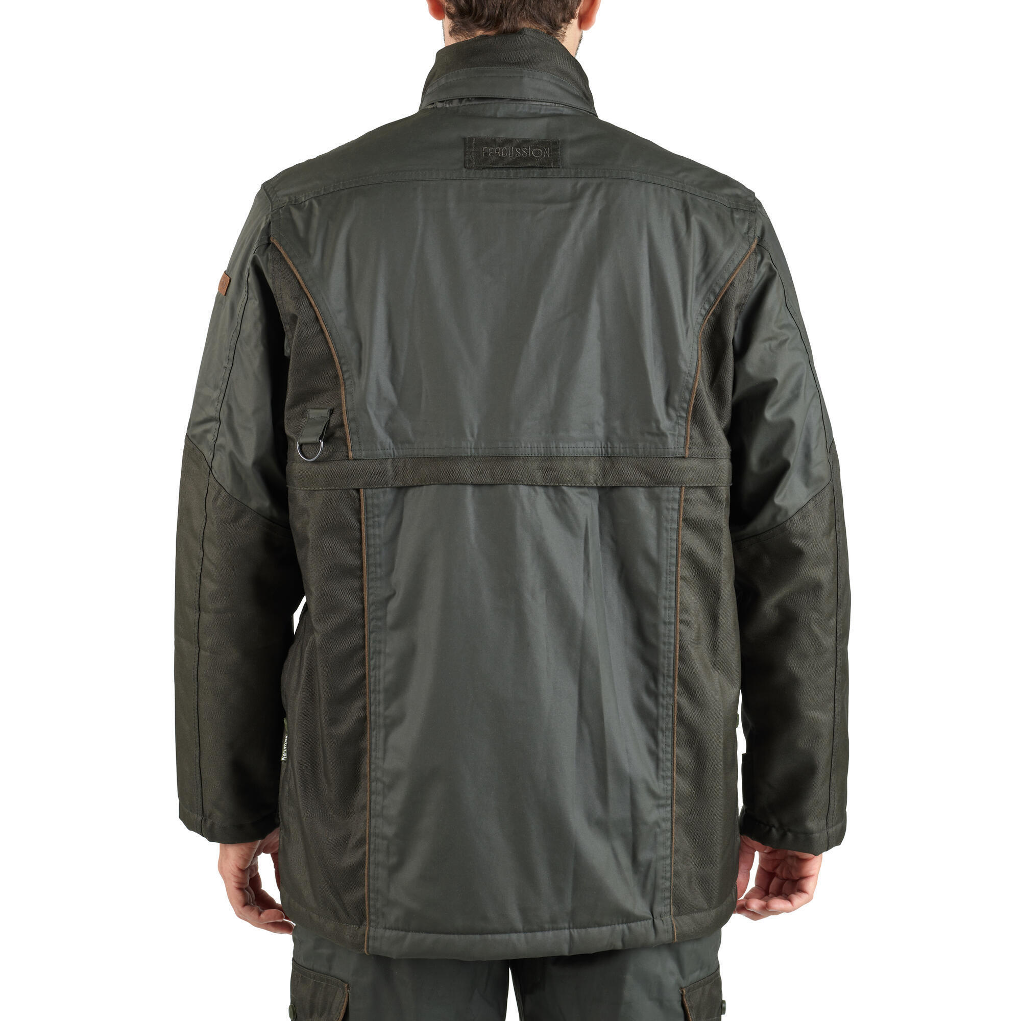 Durable waterproof hunting jacket Percussion Impertane green