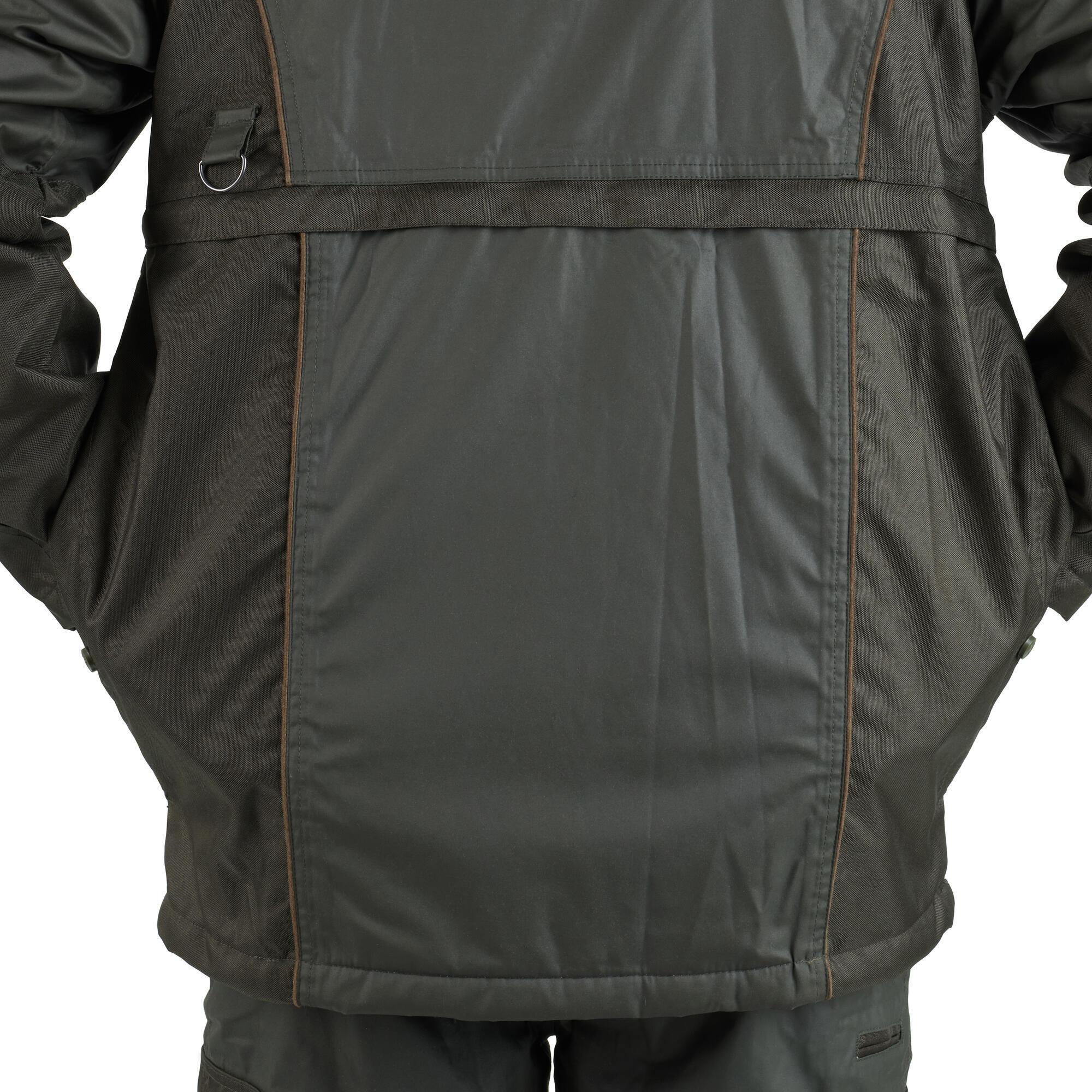 Durable waterproof hunting jacket Percussion Impertane green