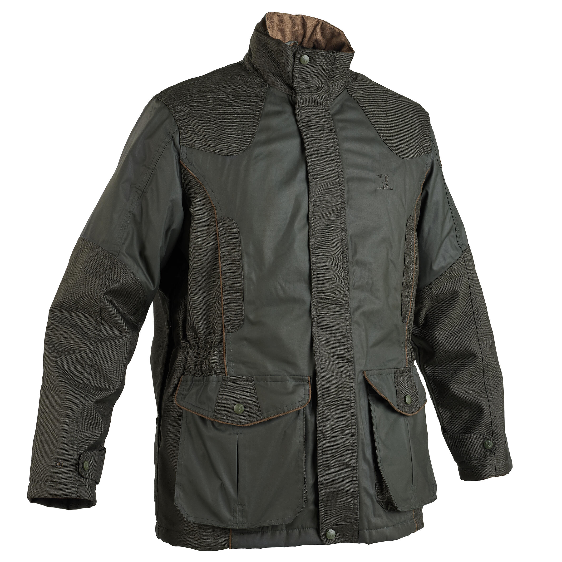 Hunting waterproof robust jacket Percussion Impertane - Green 1/13