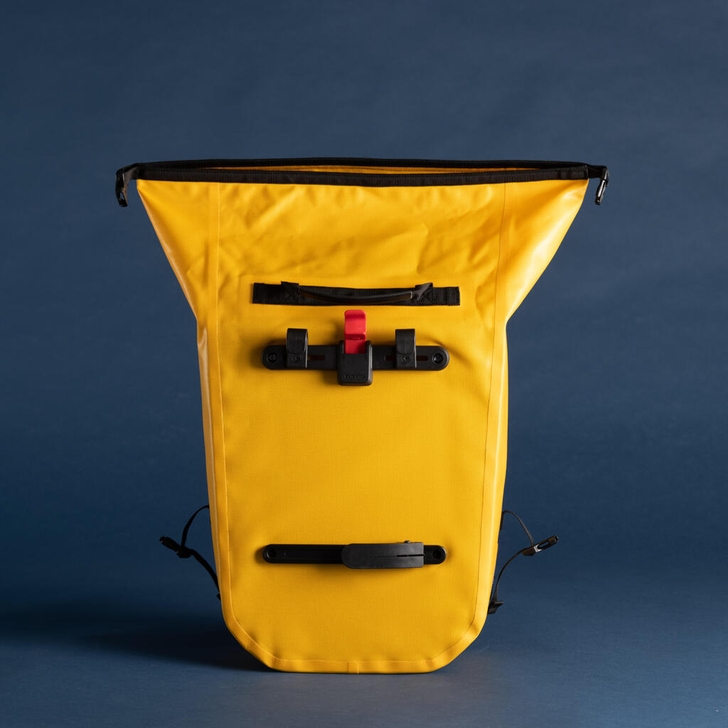 Narandžasta vodootporna torba za bicikl 900 (27 l)