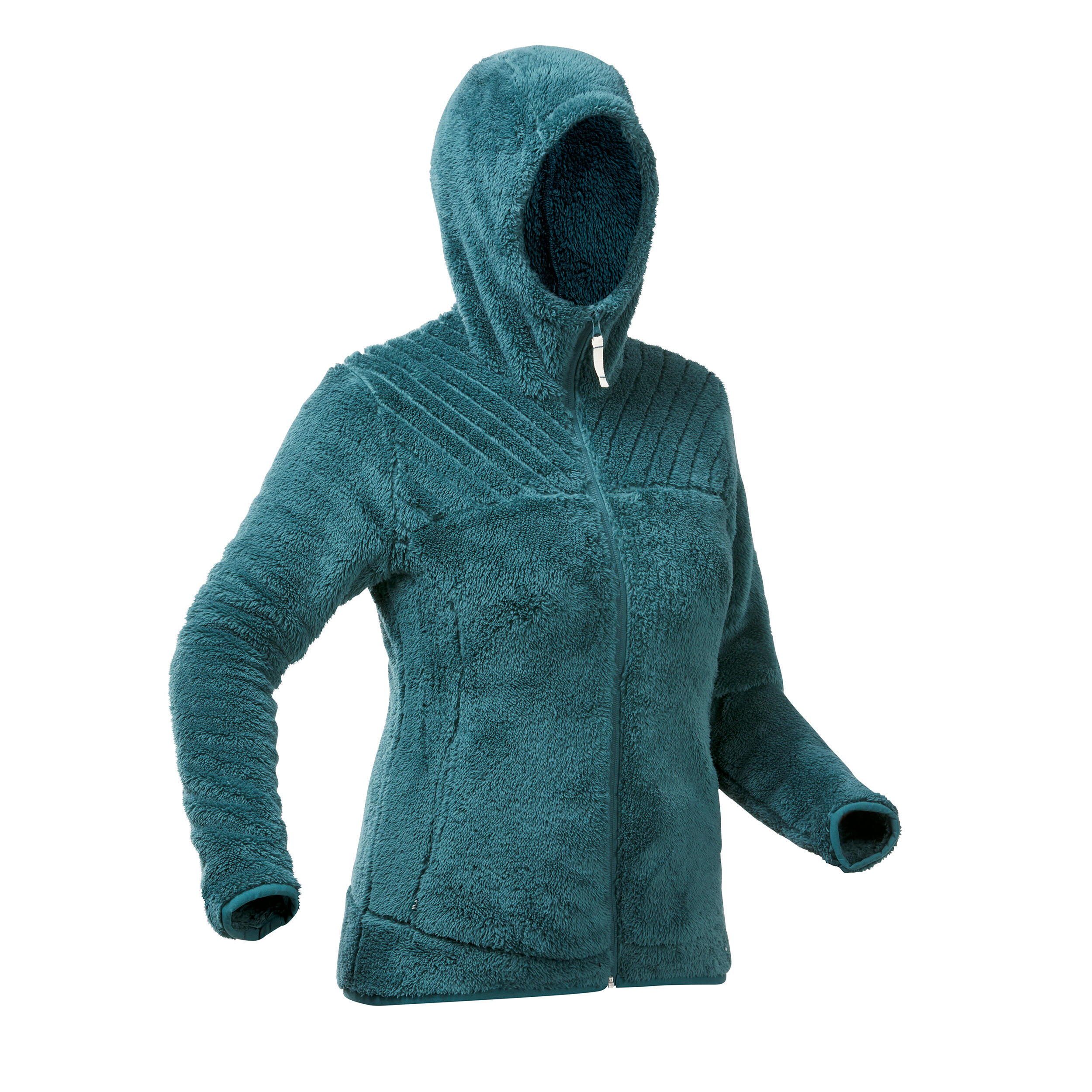Women's Warm Fleece Hiking Jacket - SH100 ULTRA-WARM 2/6