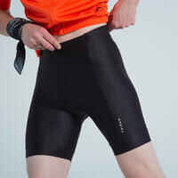 Men's Bibless Cycling Shorts RC100 - Black