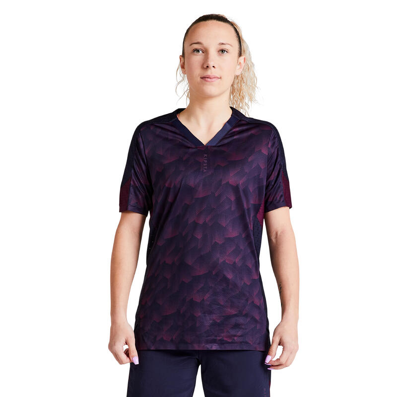 CAMISOLA DE FUTEBOL MULHER F900 AZUL PRETO