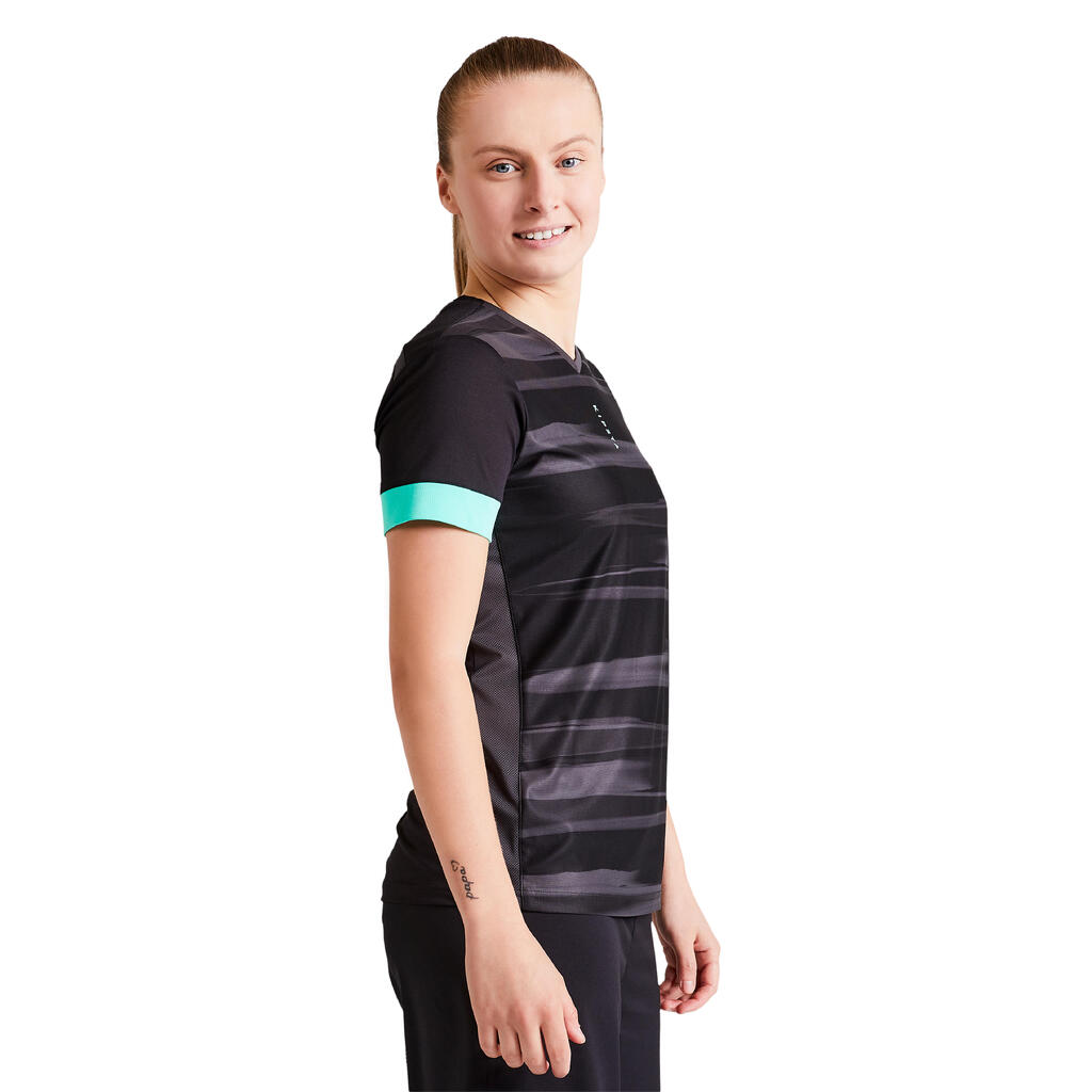 FUDBALSKI DRES F500 ŽENSKI CRNI