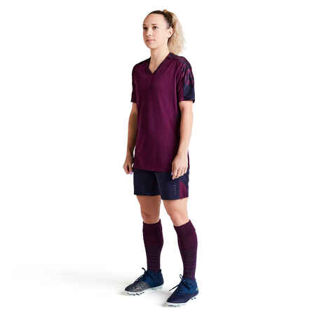 Women's Football Shorts F900 - Blue/Black