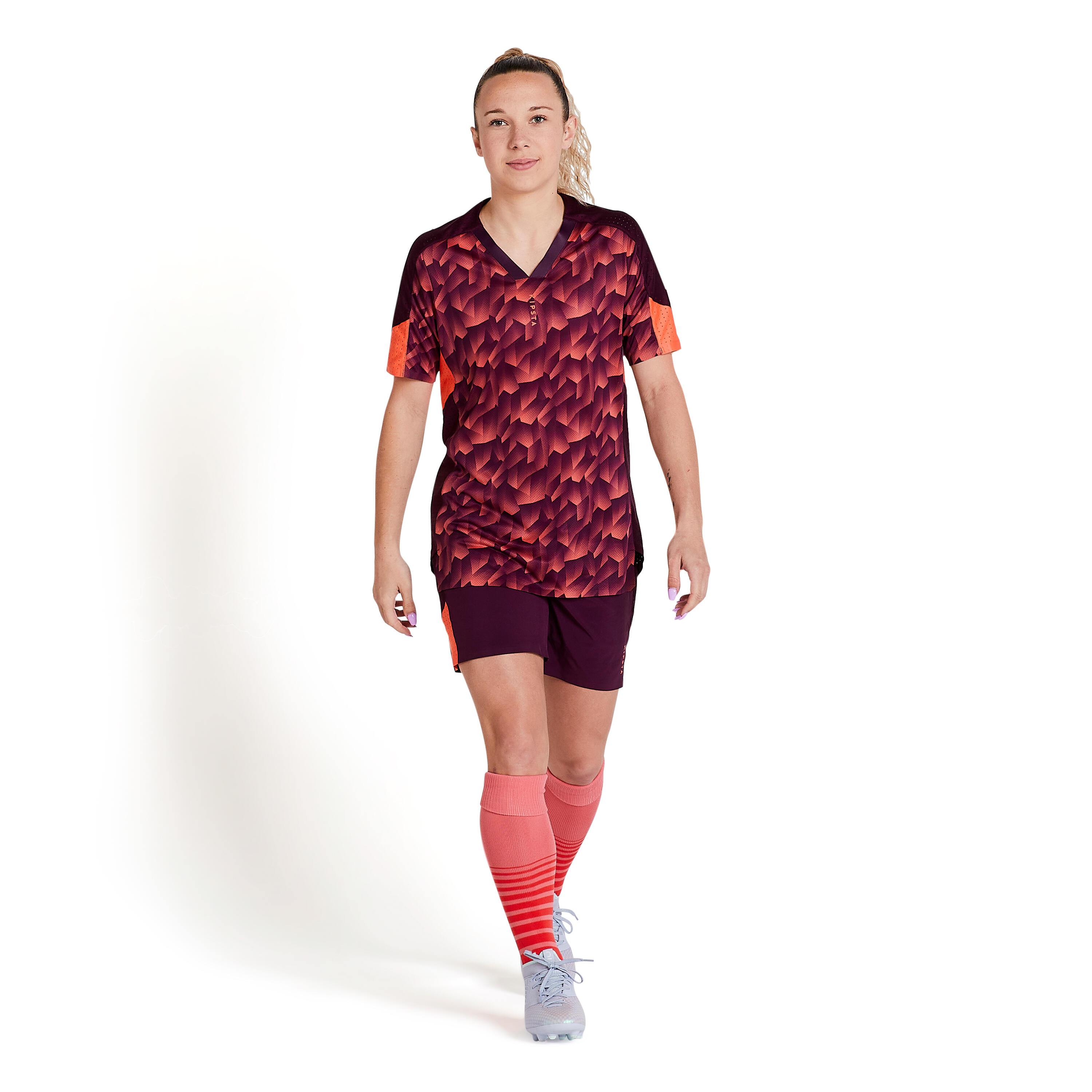 Women's Football Jersey F900 - Coral 24/31