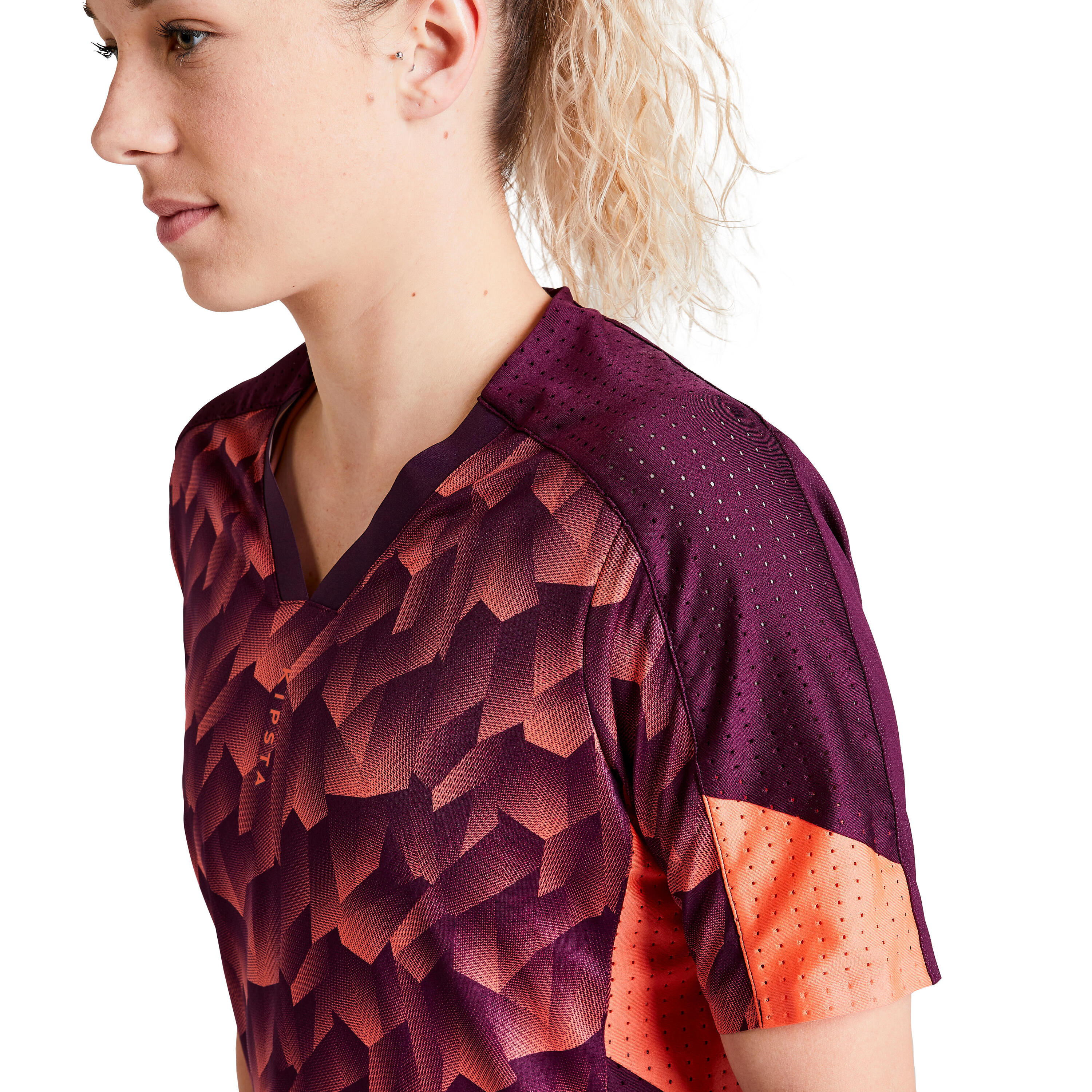 Women's Football Jersey F900 - Coral 11/31