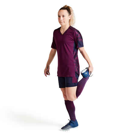 Women's Football Shorts F900 - Blue/Black