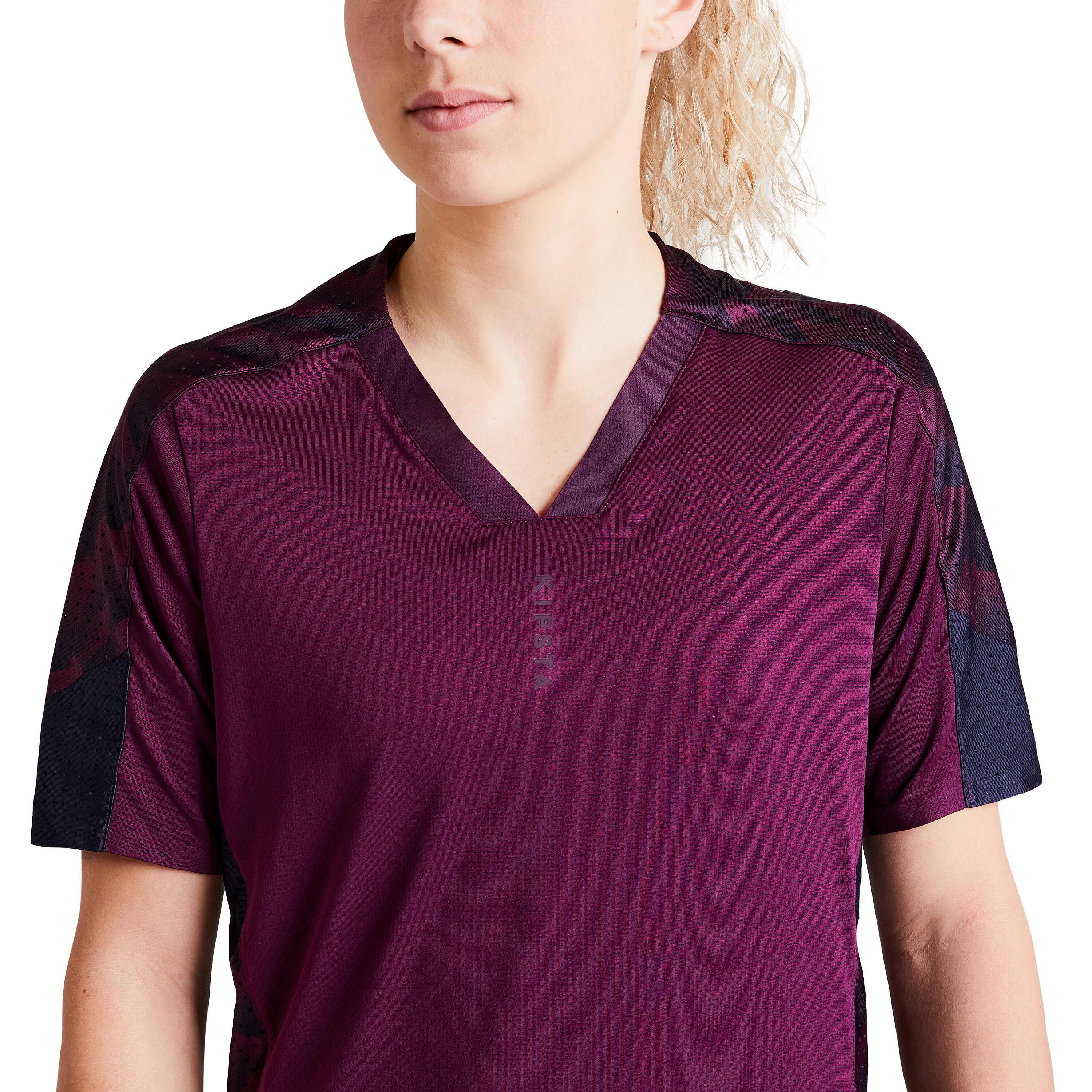 Samarreta de futbol dona Kipsta F900 violeta 12/15