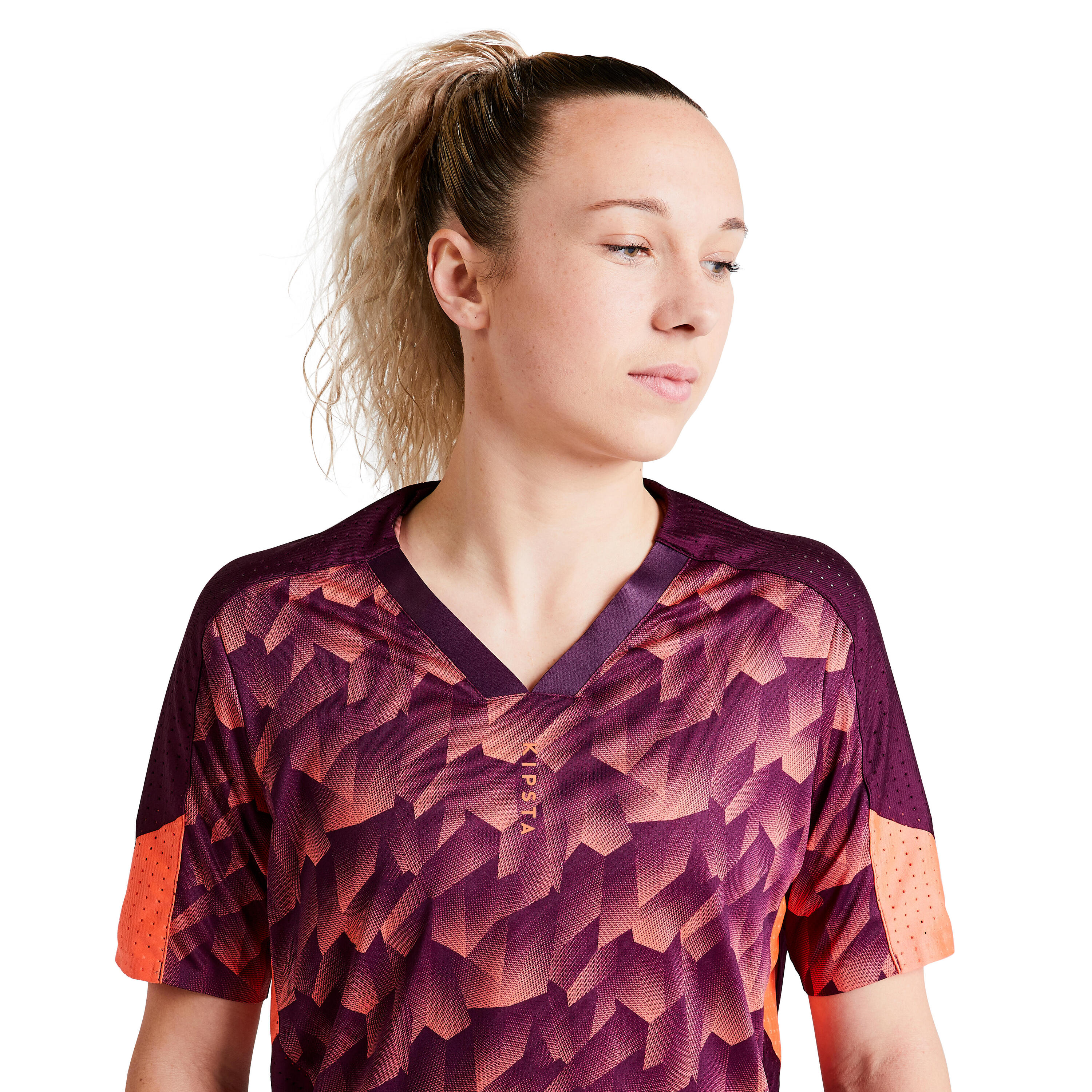 Women's Football Jersey F900 - Coral 10/31