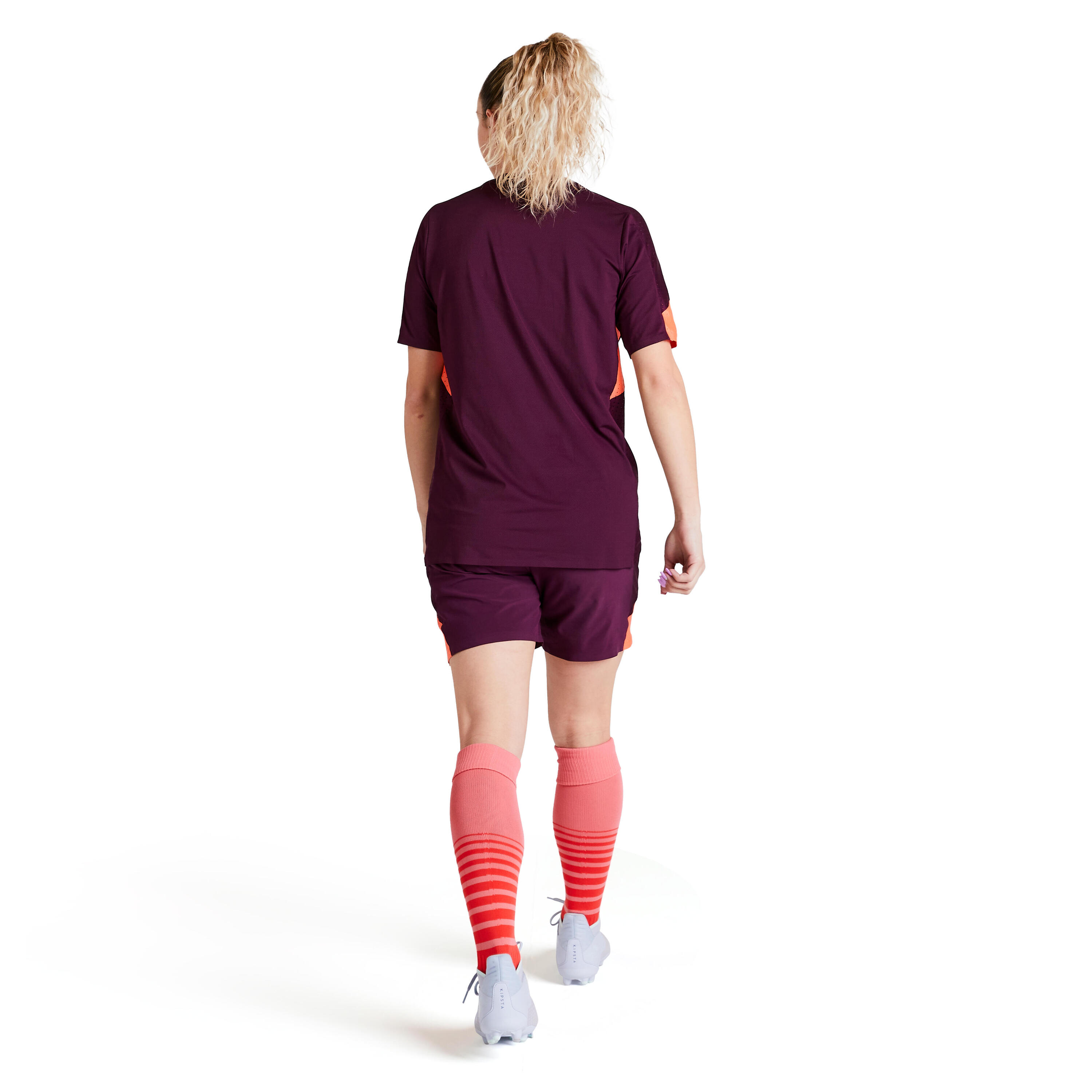 MAILLOT DE FOOTBALL FEMME F900 CORAIL 8/31