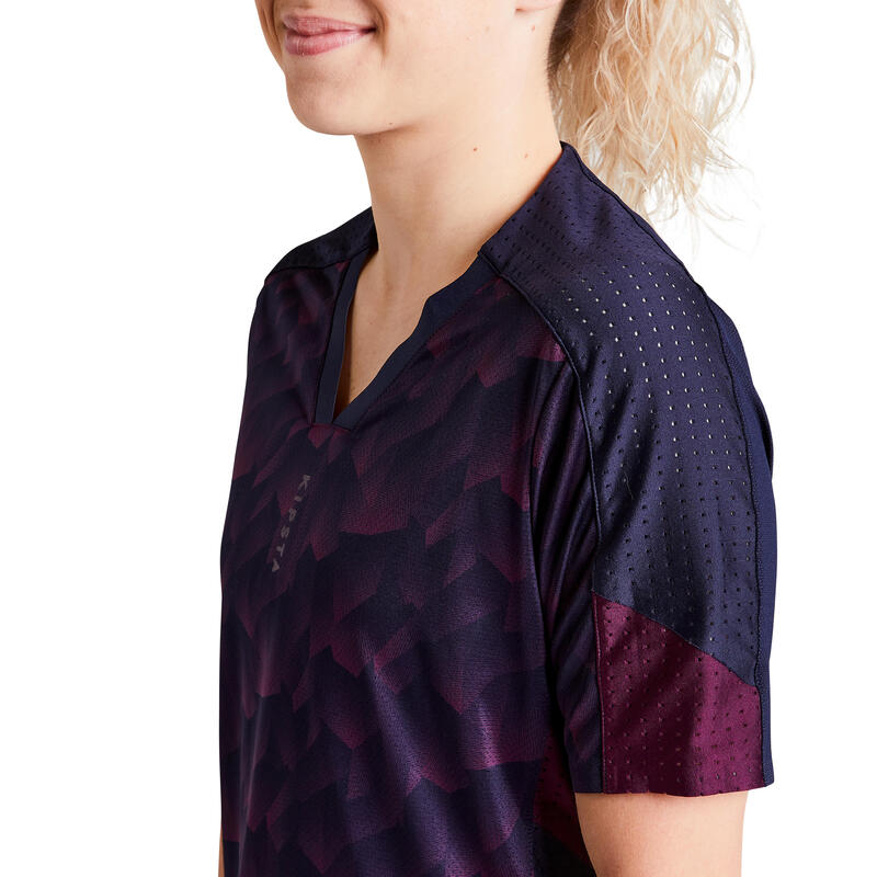 CAMISOLA DE FUTEBOL MULHER F900 AZUL PRETO