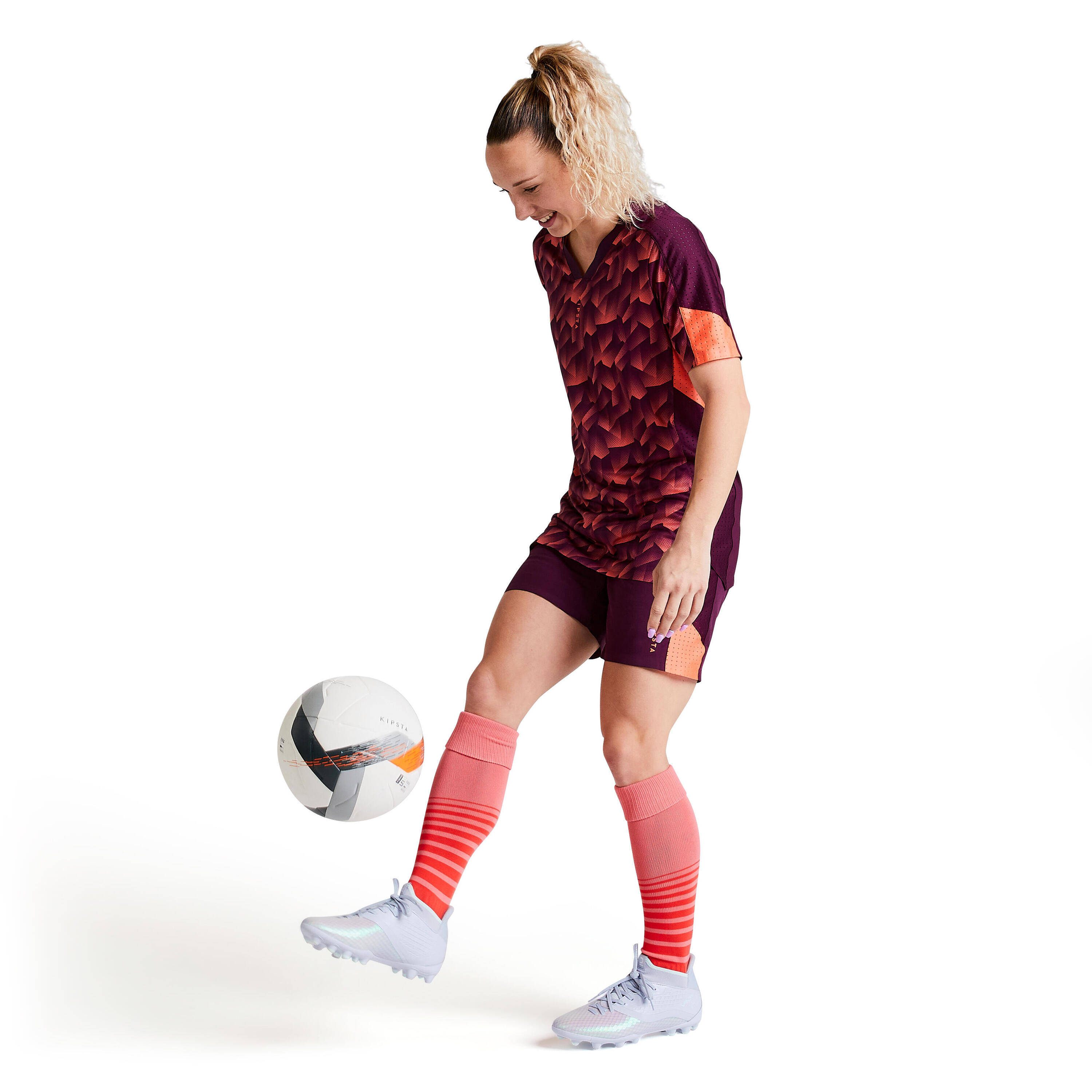 Women's Football Jersey F900 - Coral 31/31
