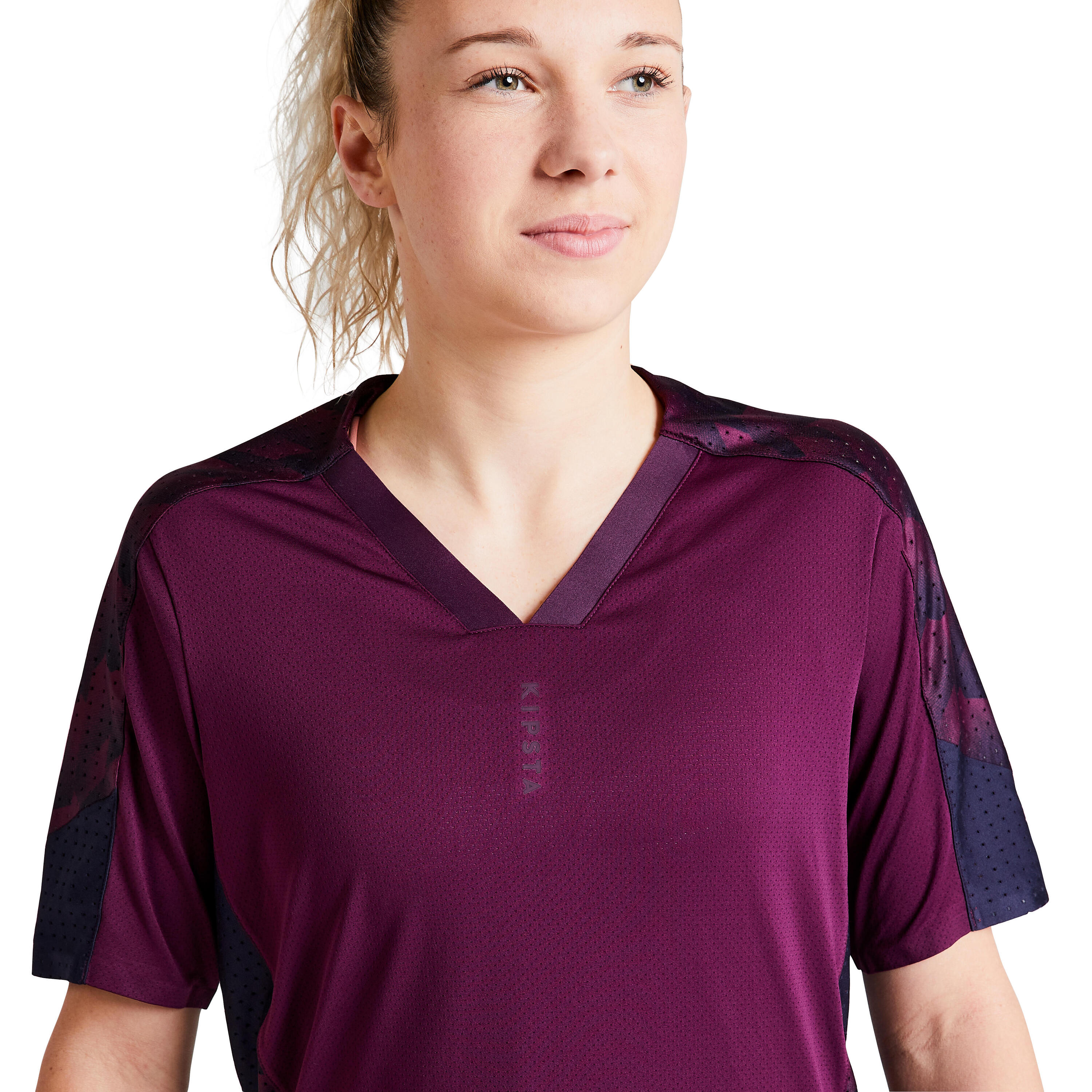 Camiseta de fútbol Mujer Kipsta F900 violeta 8/13