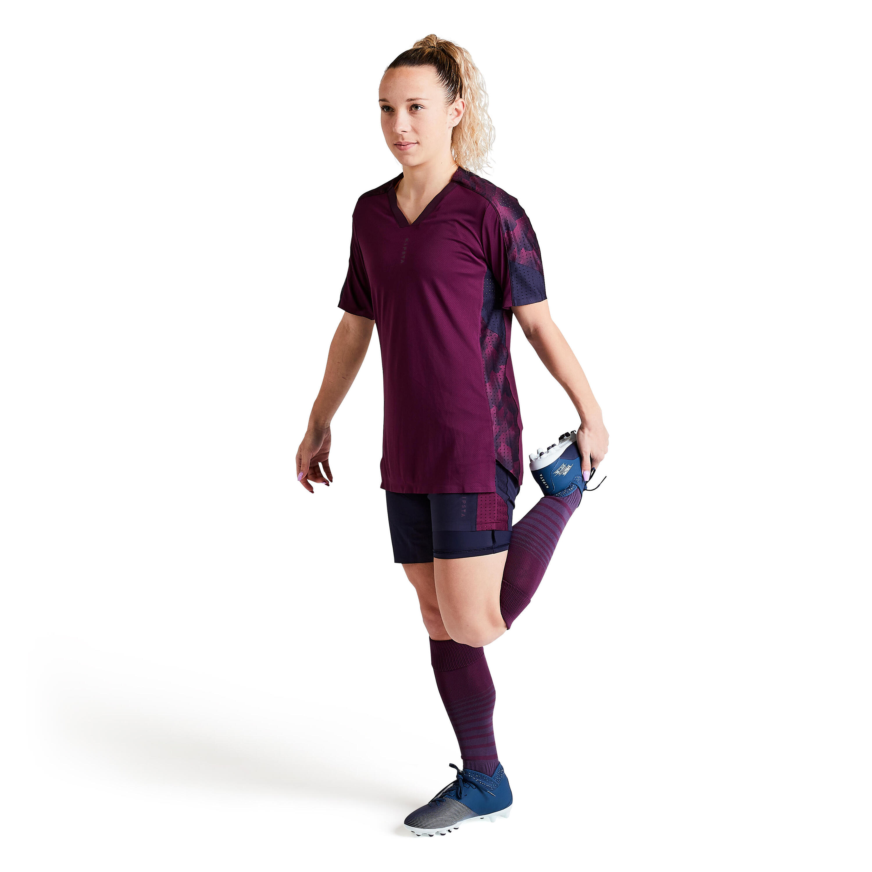 Women's Football Jersey F900 - Blue/Black 8/26