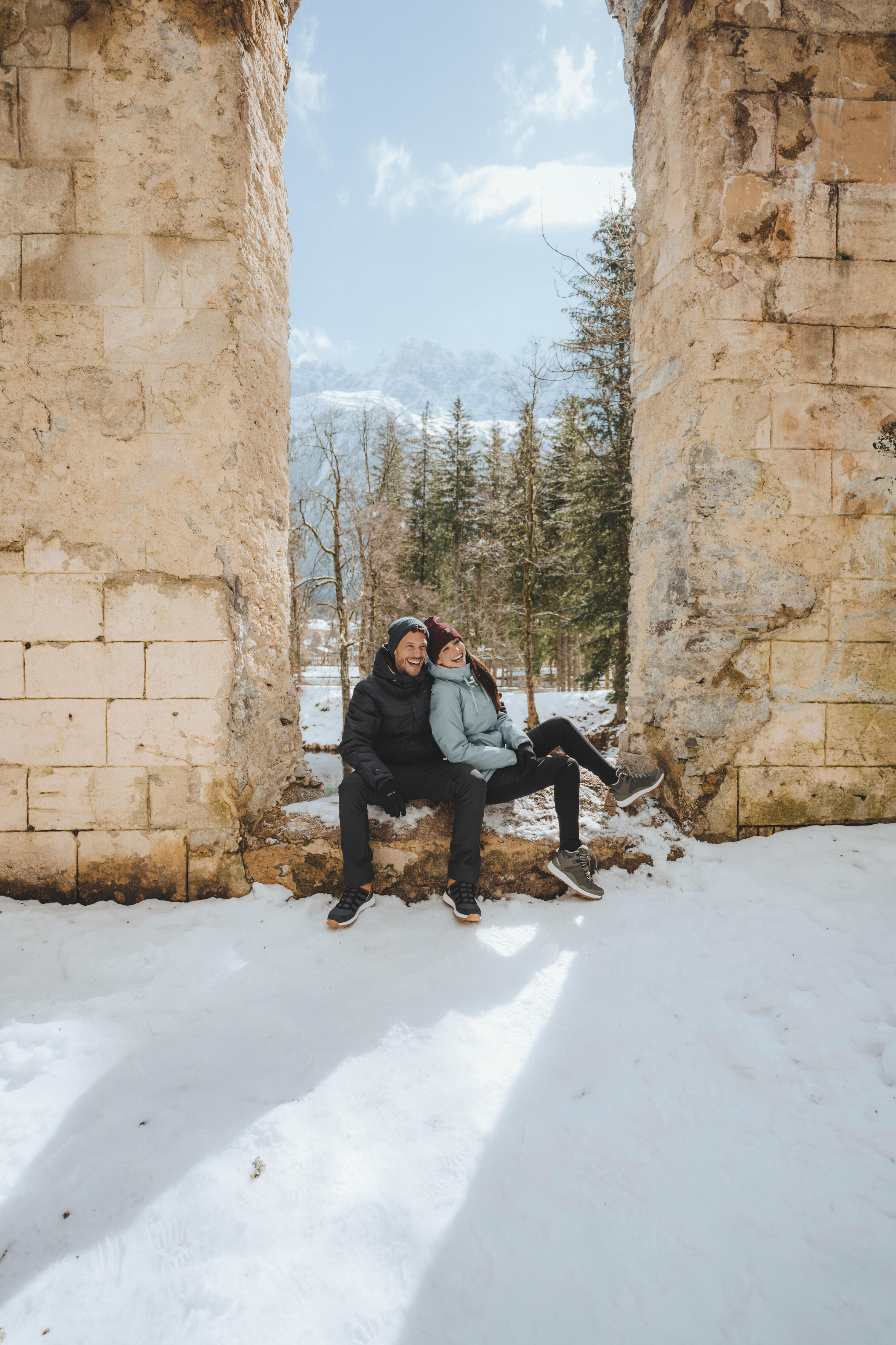 Legging chaud déperlant de randonnée - SH500 MOUNTAIN - femme 18/31