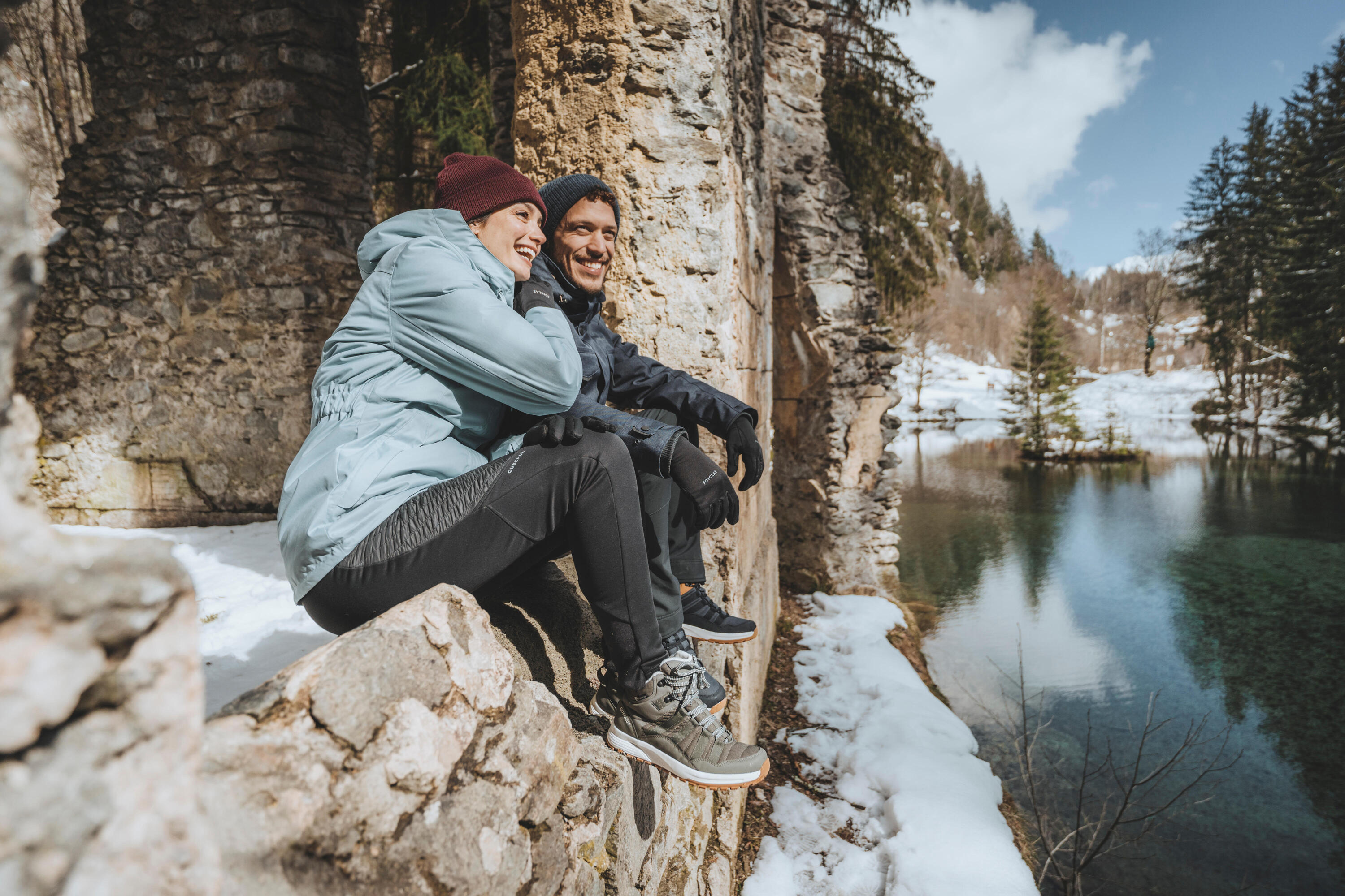 Legging chaud déperlant de randonnée - SH500 MOUNTAIN - femme 24/31