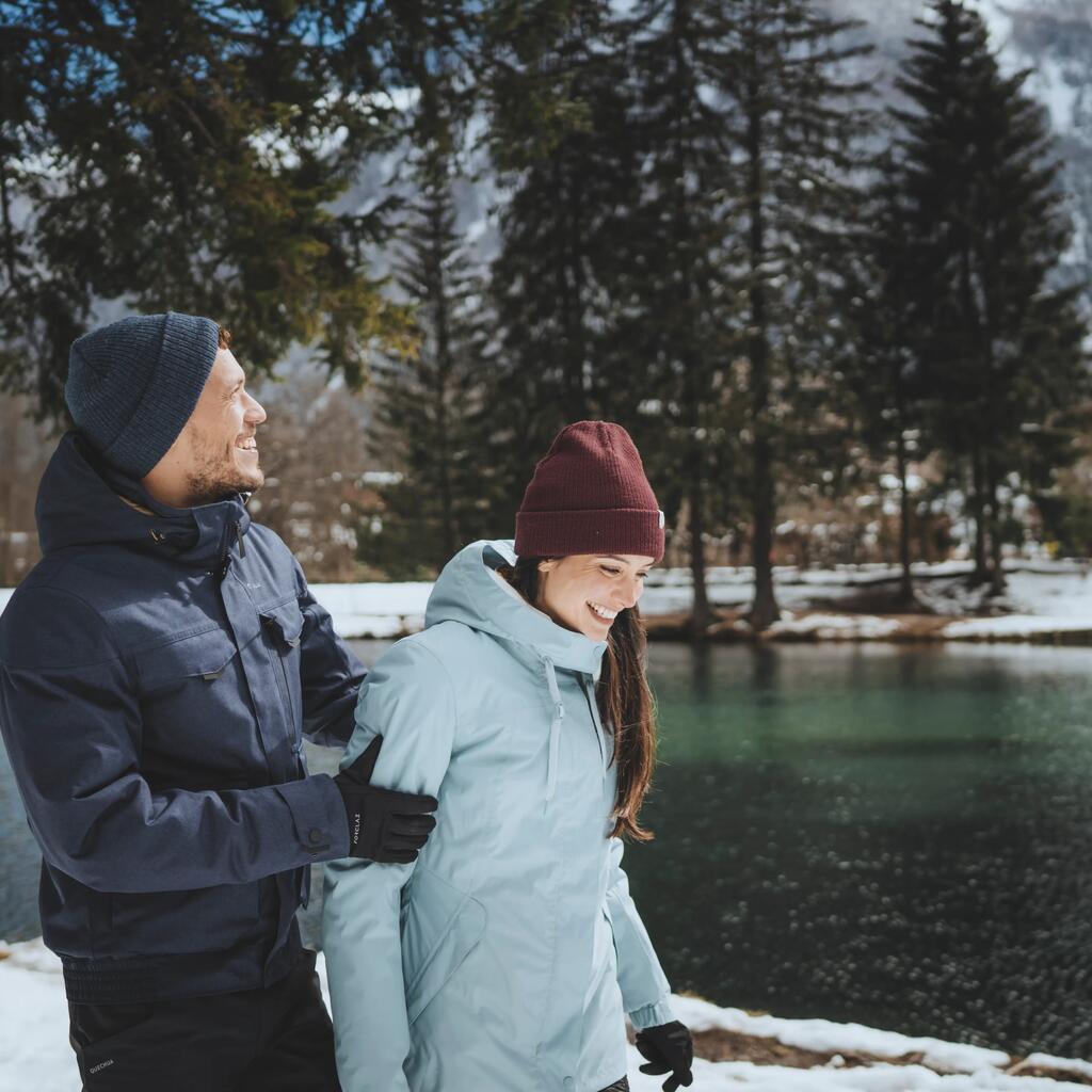 Sieviešu ūdensnecaurlaidīga ziemas pārgājienu jaka “SH500”, -10°C