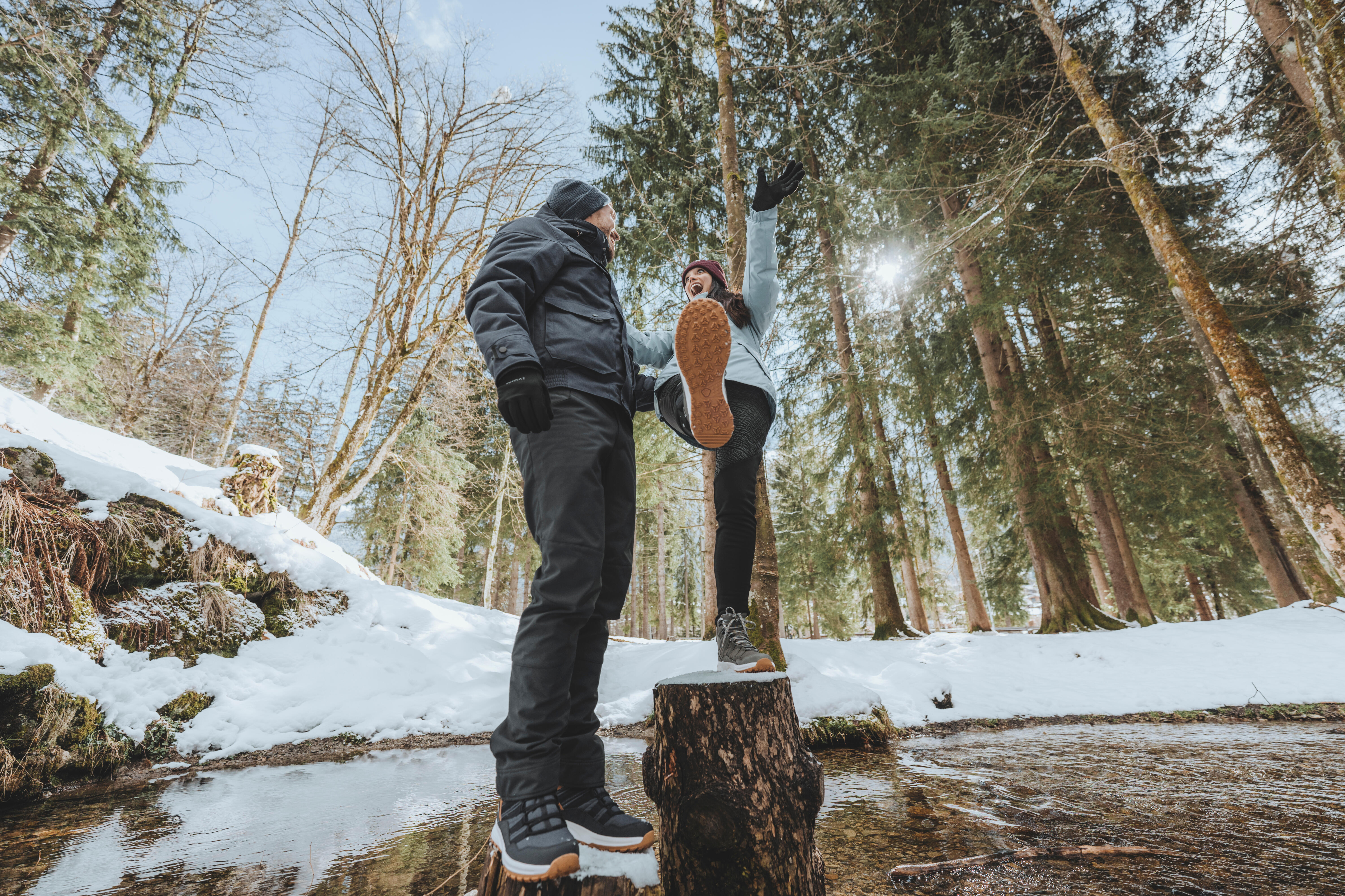 Manteau d'hiver de randonnée imperméable homme – SH 500 - QUECHUA