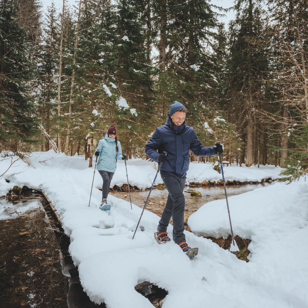 Sieviešu ūdensnecaurlaidīga ziemas pārgājienu jaka “SH500”, -10°C