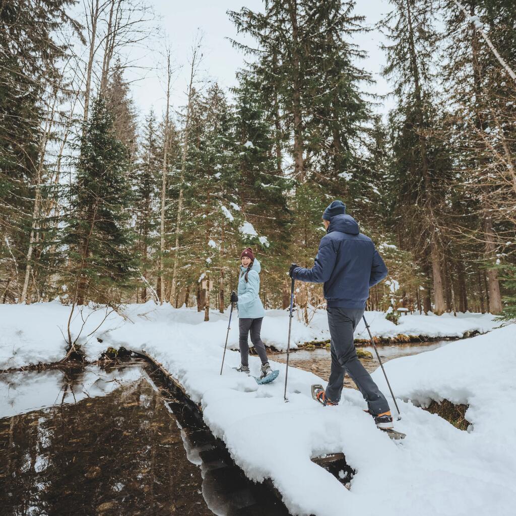 Sieviešu ūdensnecaurlaidīga ziemas pārgājienu jaka “SH500”, -10°C