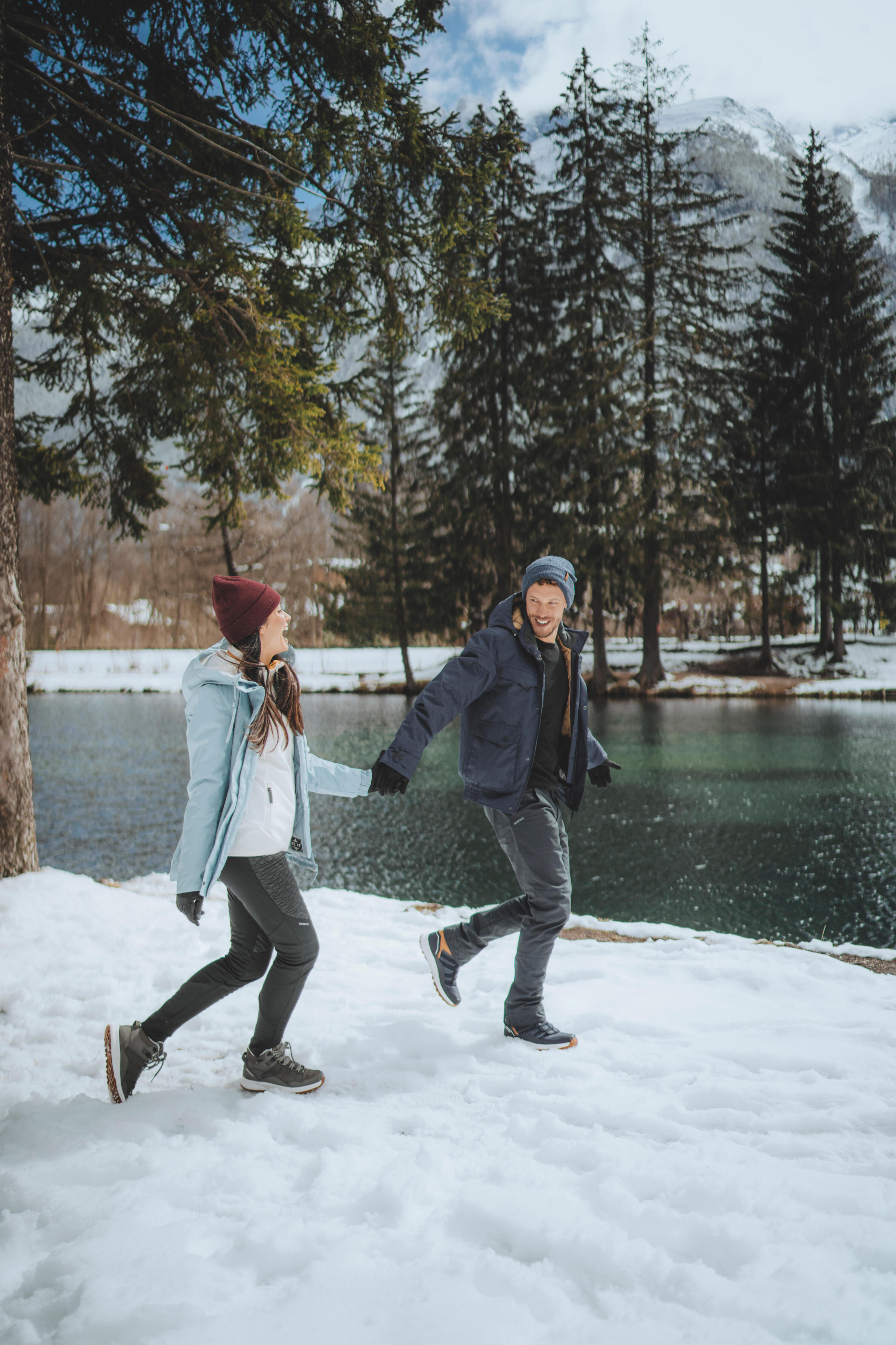 Legging chaud déperlant de randonnée - SH500 MOUNTAIN - femme 30/31