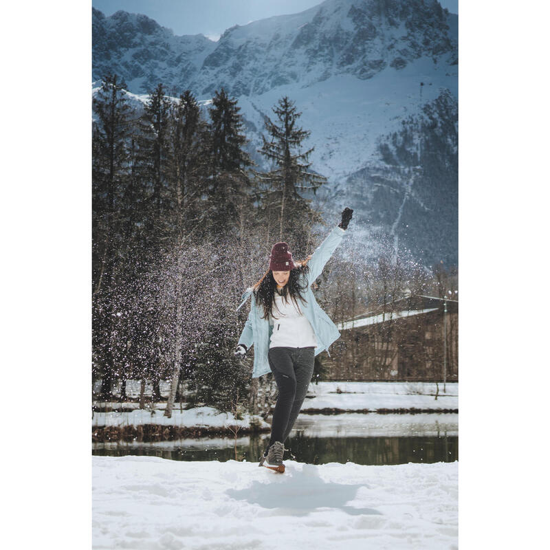 Kadın Su Geçirmez Outdoor Kar Montu/Kışlık Mont - Haki - SH500 -10 °C