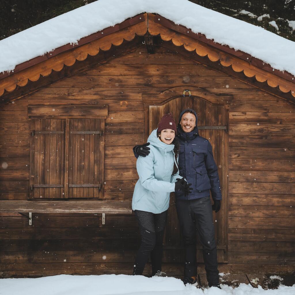 Sieviešu ūdensnecaurlaidīga ziemas pārgājienu jaka “SH500”, -10°C